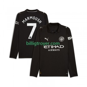 Billige Fotballdrakter Manchester City Omar Marmoush 7 Bortedraktsett 2025/26 Langermet